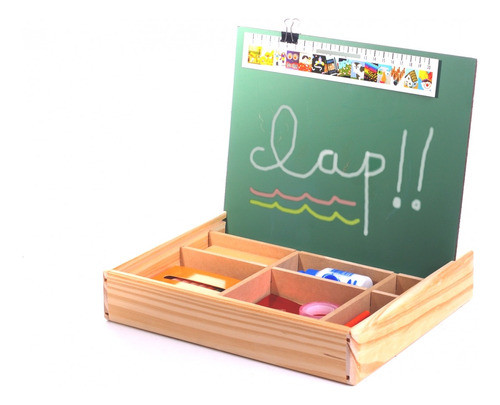Caja Didáctica De Arte De Madera-elementos/dibujar Y Crear 0