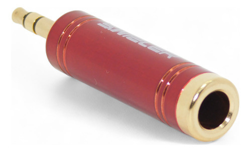 Adaptador Plug Hembra A Miniplug Stereo Macho Metalico 0