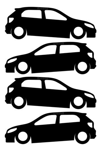 Calcomanía Sticker Vinilo Auto Gol Trend Al Piso Negro X 0