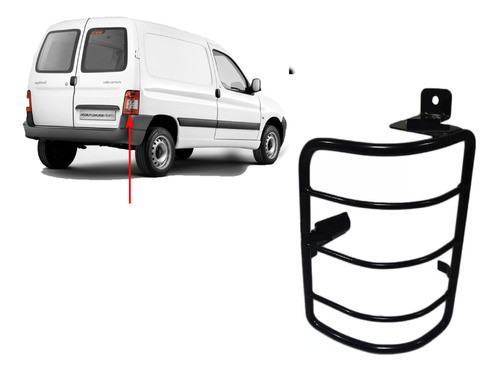 Rejilla Protector Faro Trasero Partner 2016 2017 Derecha 0