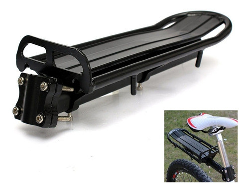 Parrilla Para Bicicleta Extensible/en Aleación De Aluminio 1