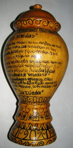 Jarron Potiche Decorado Nereidas 0