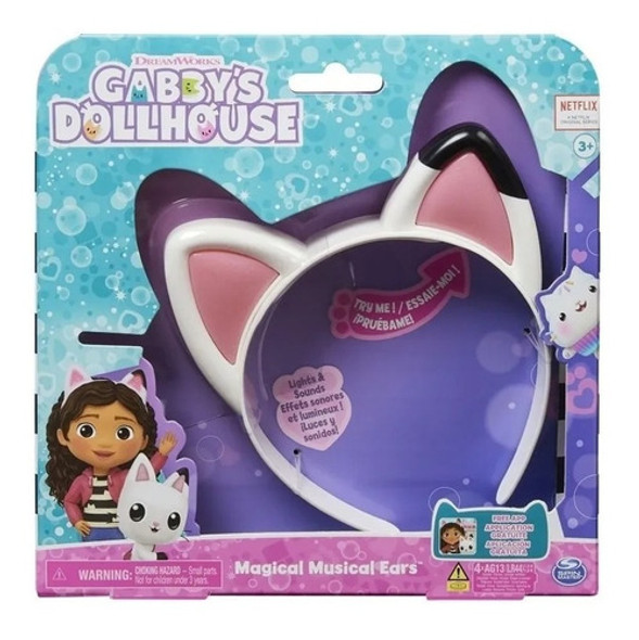 Gabby's Dollhouse Vincha Magical Musical Ears Luces Y Sonido 0