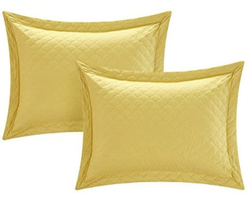 Chic Home 2 Pieza Teresa Reversible Color Bloque Conjunto Mo 1