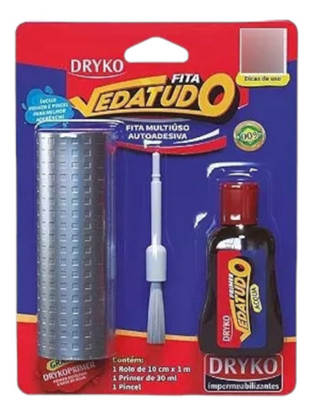 Kit 4 Fita Asfáltica Aluminio Cinza Adesiva Telhado 10cmx1m 0