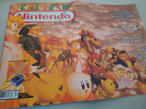 Revista De Videojuegos  Club Nintendo 10 Años  - 1991 / 2001 1