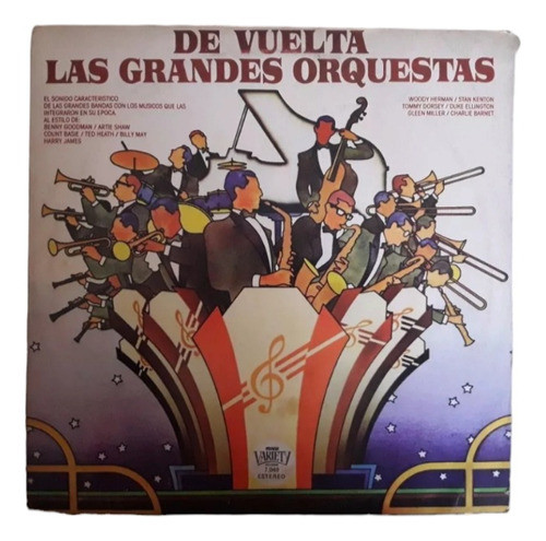 Vinilo Lp De Vuelta Las Grandes Orquestas,jazz U.s.a. 0