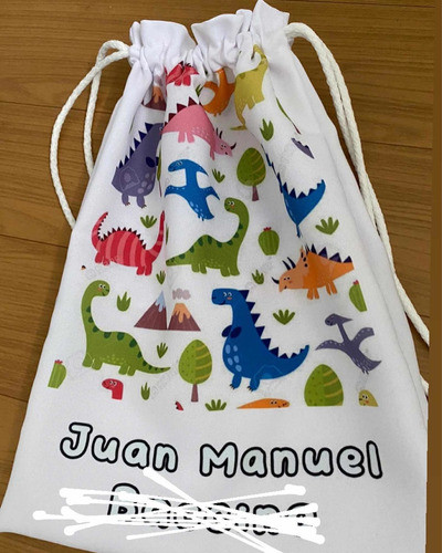 Bolsa Merienda Tela Personalizada 1