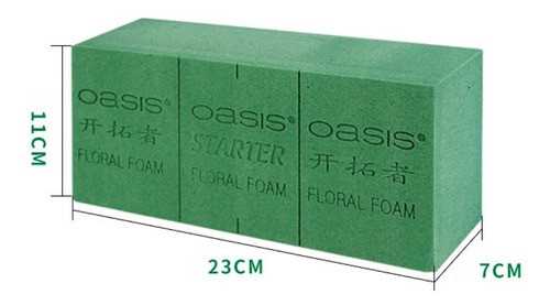 Espuma Floral Oasis Arreglo Flores Foam Mexico X 20 Unidades 1