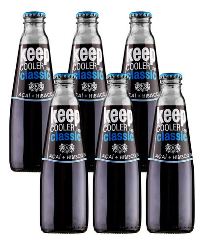 Pack Com 6 Keep Cooler Classic Açai Hibisco 275ml 0