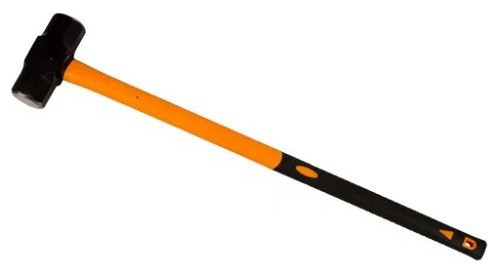 Makawa Marrón Martillo 10 Libras Con Cabo De Fibra Barril 1