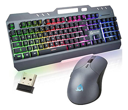 Klim Unity - Juego De Teclado Y Mouse Inalámbricos Ee. Uu. + 0