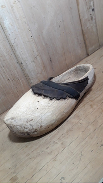 Antigo Sapato De Pau Alemão Polonês 1