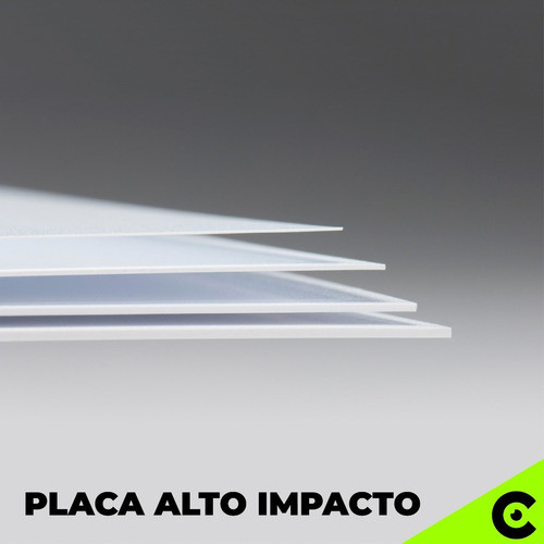 Placa Alto Impacto 2mt X 1mt Blanco 2mm - Capta 0