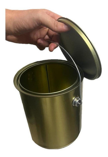 8 Lata Vazia Galao 3,6l Artesanato Carne Banha Tinta B.agua 1