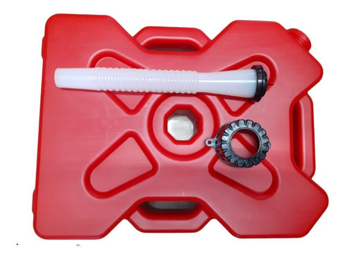 Bidon Combustible Moto Cuatri 5 Litros Chato 32x25x9cm +pico 0