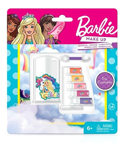 Mini Organizador Con Maquillaje Infantil Barbie Dreamtopia 0