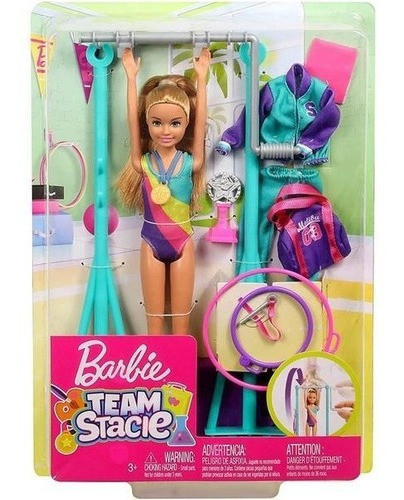 Muñeca Barbie Team Stacie Gbk59 0