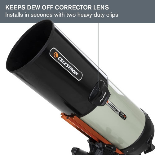 Celestron Aluminum Telescope Dew Shield Con Tapa De Cubierta 1