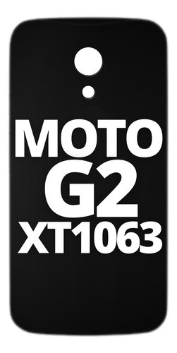 Tapa Trasera Compatible Con Motorola Moto G2 Xt1063 Oem 0