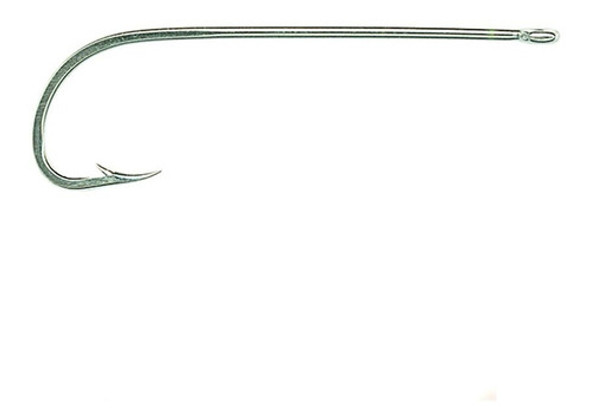 Anzuelos Mustad 92611 Pata Larga N°4/0 Niquielados X8unid 0