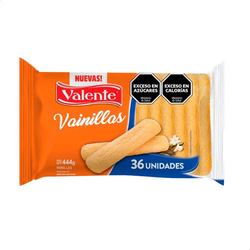 Caja Galletitas Valente Vainillas Pack Familiar Bulto 1