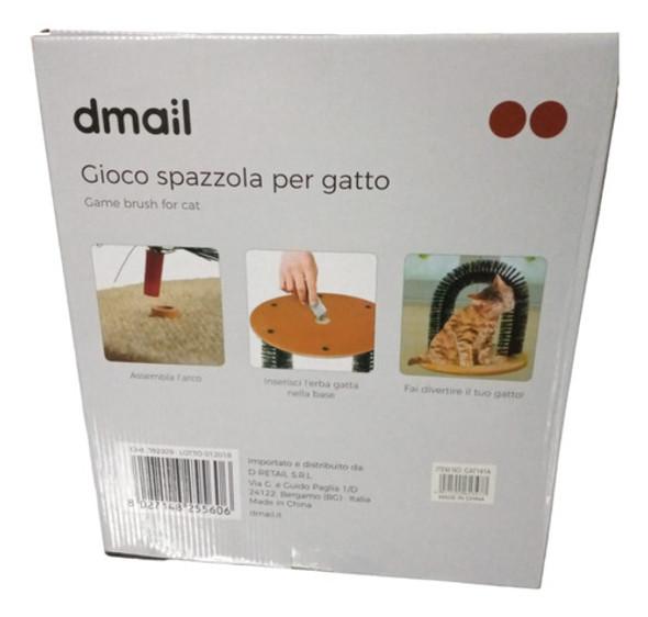 Arco Rascador Masajeador Premium Gimnasio Para Gatos 1