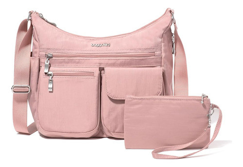 Baggallini Mujer En Todas Partes Bagg Con Rfid, Woodrose, Ta 0