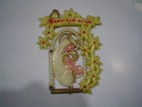 Madre Luz De Mis Ojos Virgen Niño Adorno Colgante Retro 0