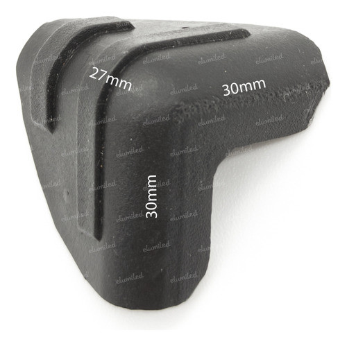 24 Esquineros Para Bafle Chico Negro  30x30x27mm 0