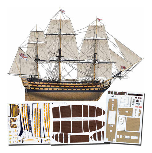 Hms Victory 1.200 Papercraft 0