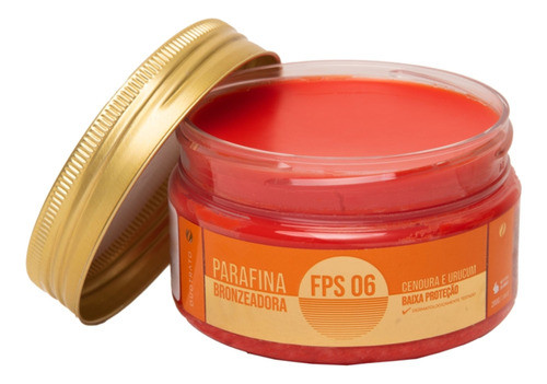 Parafina Ativadora Duotrato Cenoura E Urucum 200g 0