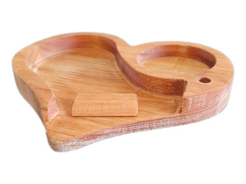 Bandeja De Armado De Madera Forma Corazón 1