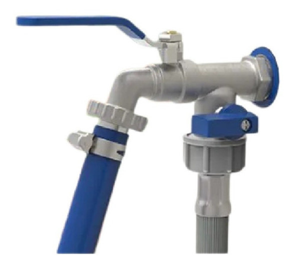 Torneira Esfera Máquina Lavar Tanque Jardim Metal 2 Saídas 0