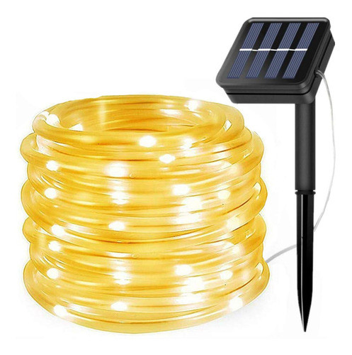 Tira Led Solar Tubo Luz Flexible Y Duradero 0