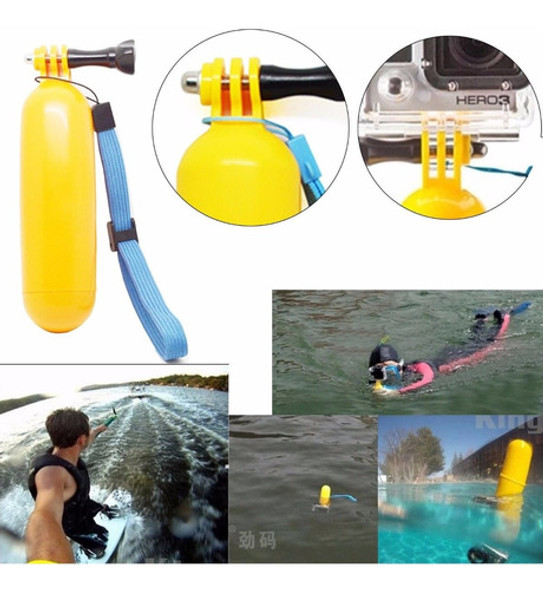 Gopro Go Pro Boia Flutuadora Flutuador Água 1