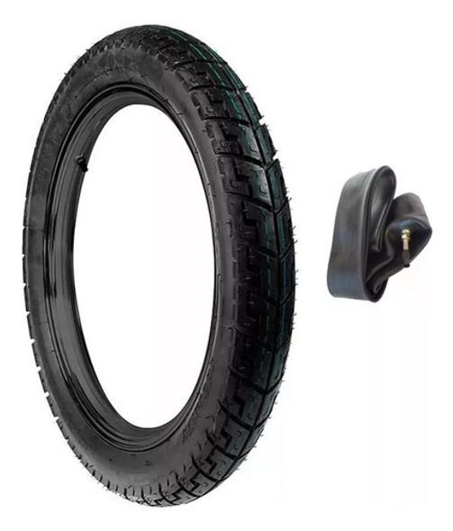 Cubierta Trasera 90 90 18 + Camara Yamaha Ybr Factor Coyote 0