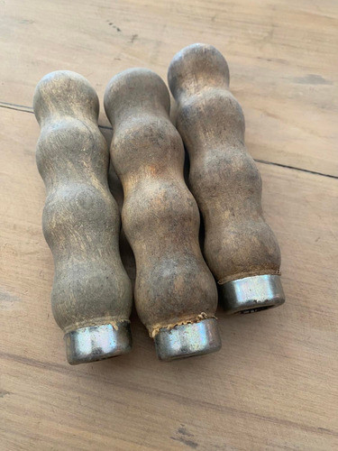 Cabo Madera Para Limas Con Ondas 12 Cm X Unidad 1