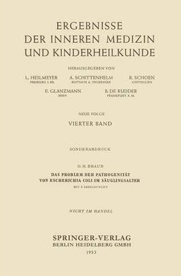 Das Problem Der Pathogenitat Von Escherichia Coli Im Saug... 0