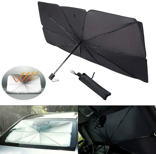 Parasol De Auto. Protector Uv. Plegable. Paraguas Sol 0