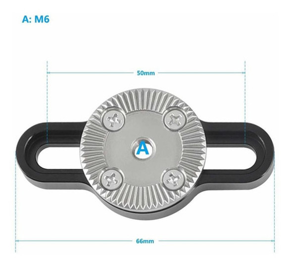 Camvate - Adaptador De Conexion Para Rosetas M6 Estandar Con 1