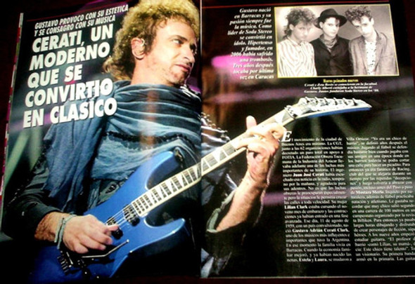 Soda Stereo Cerati Revista Pronto Argentina Año 2014 1