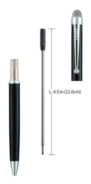 4 Boligrafos De Punta De Fibra + 12 Puntas De Repuesto 1