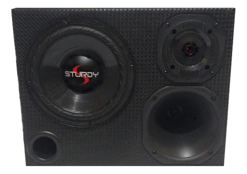 Caixa Trio Passiva Automotiva Sturdy 8 +driver+tweeter 400w 1