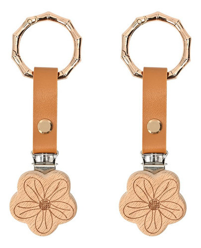 2 Clips Sujeta Sombrero Y Gafas Para Colgar De Bolso P/viaje 0
