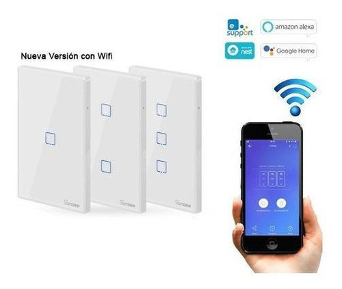 Sonoff T0us3c Plaqueta 3 Botones Wifi Smart Macrotec 1