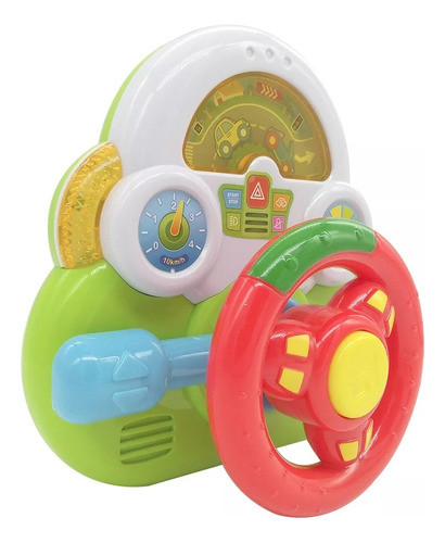 Mini Volante Didáctico Con Luces Y Sonido +18meses Mundotoys 1
