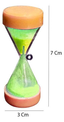 15 Reloj De Arena Fluo Temporizador Juguete Piñata Souvenir 1