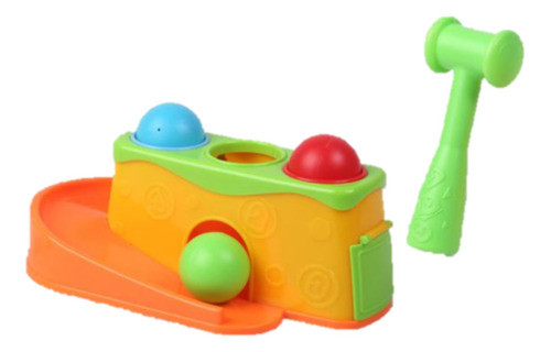 Juguete De Bebe Sensorial Didactico Encaje Con Martillo 0