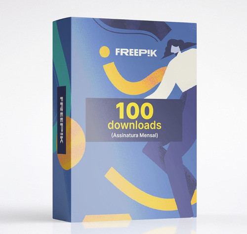 Freepik Premium | 100 Downloads Dia | 30 Dias 0